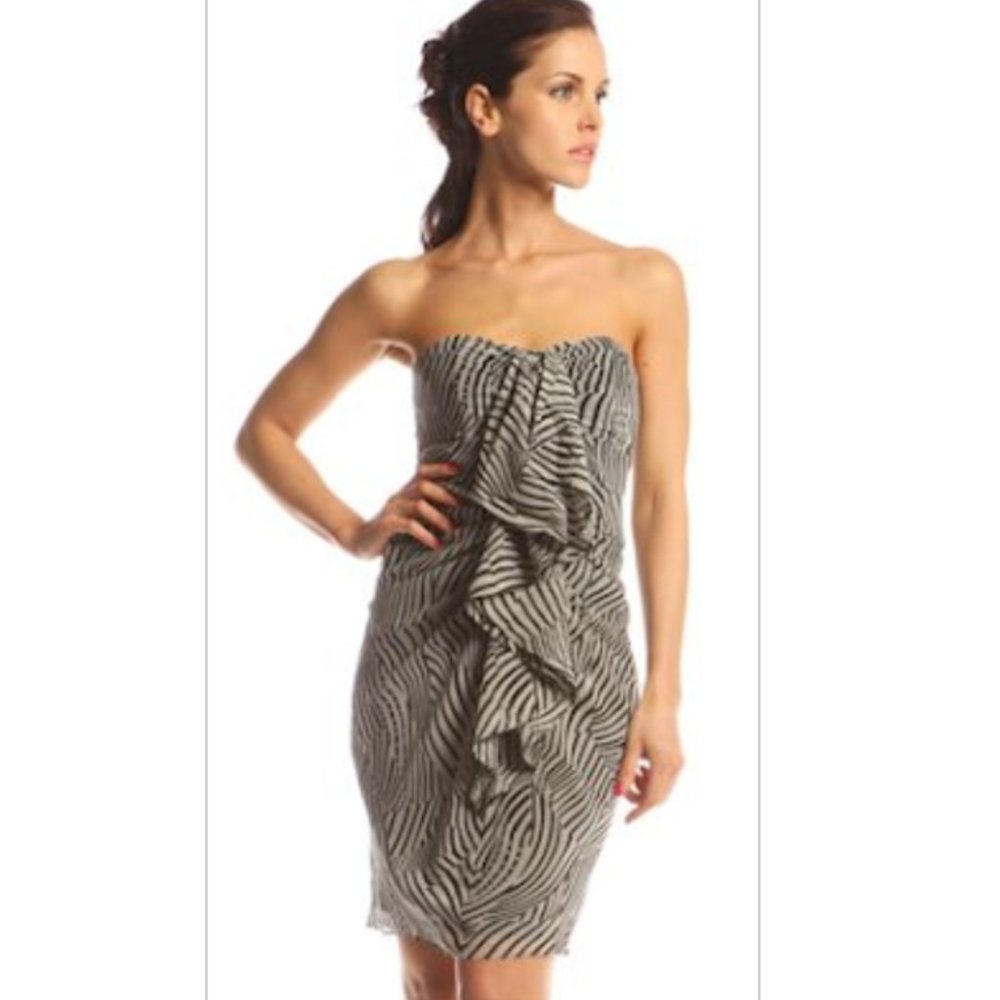 Ted Baker Silk Print Emidius Zebra Dress